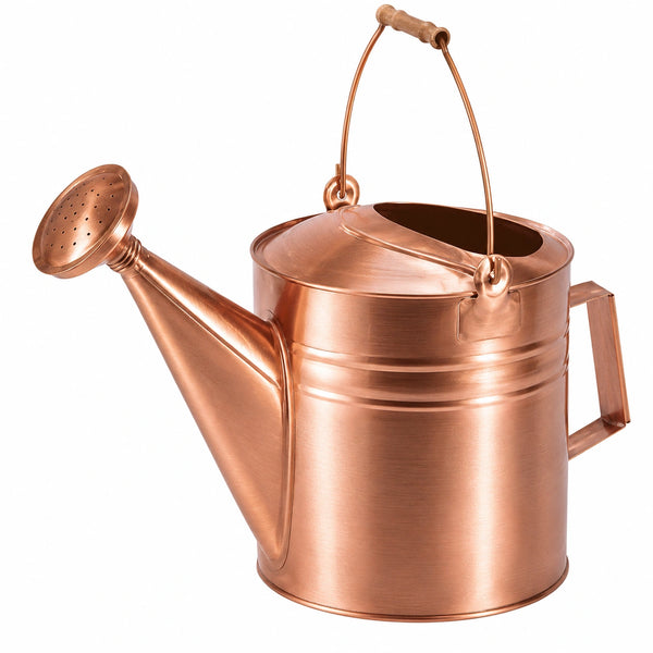 Arrosoir en Cuivre avec Poignée en Bois 5L