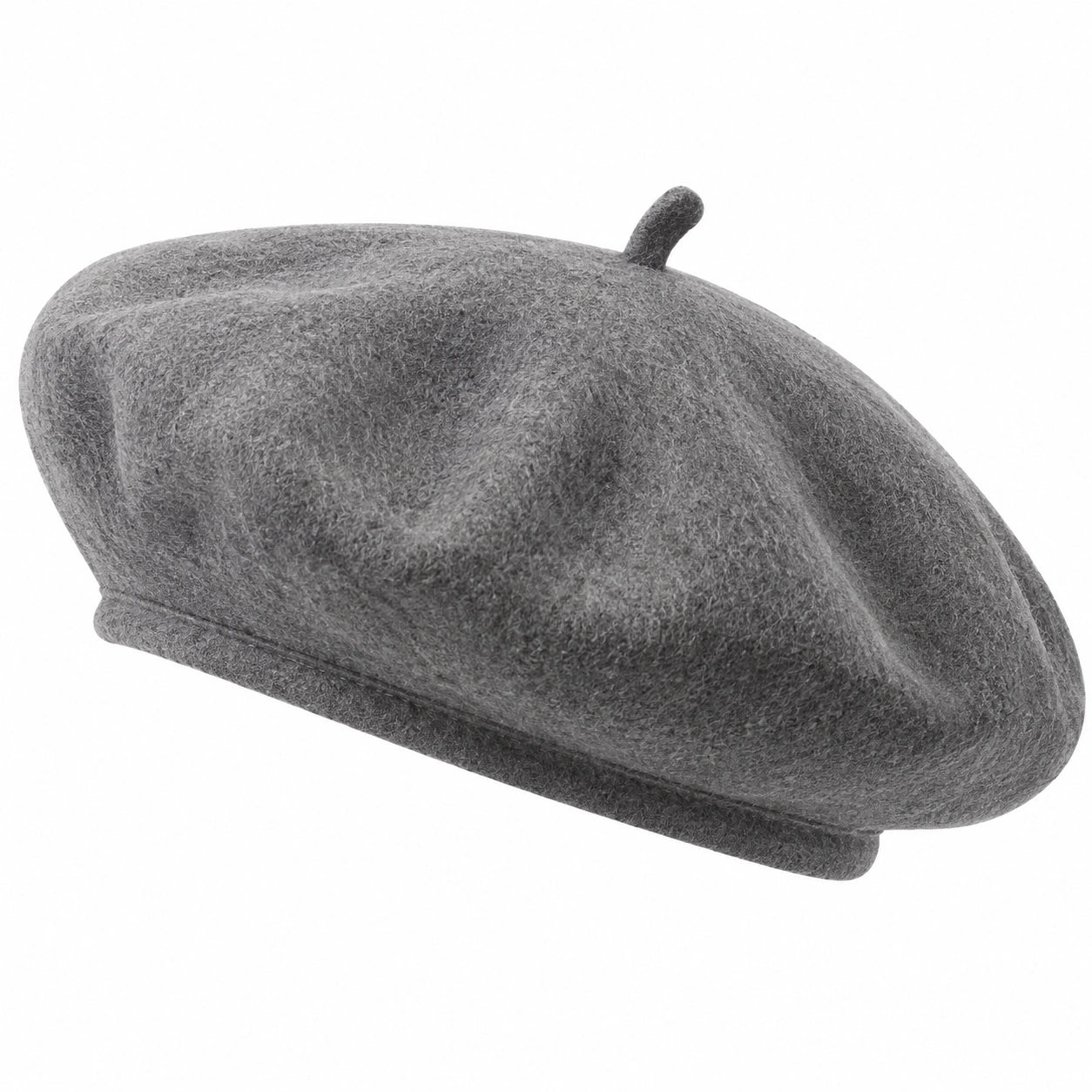 Béret Classique Gris Élégant