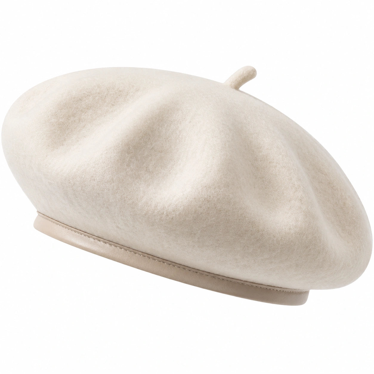 Béret Élégant Beige