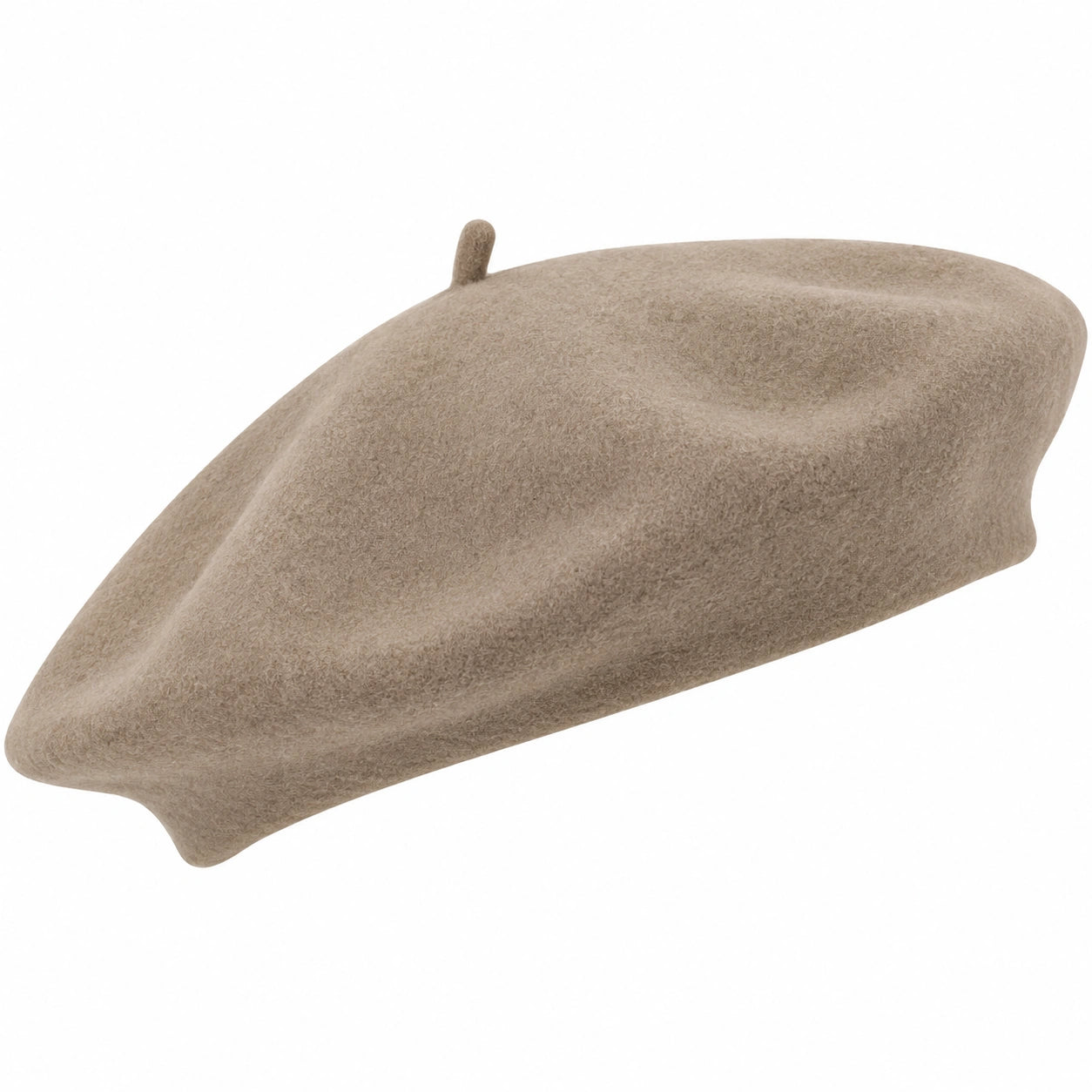 Béret classique beige pour adultes