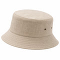 Chapeau bob unisexe beige pour activités de plein air