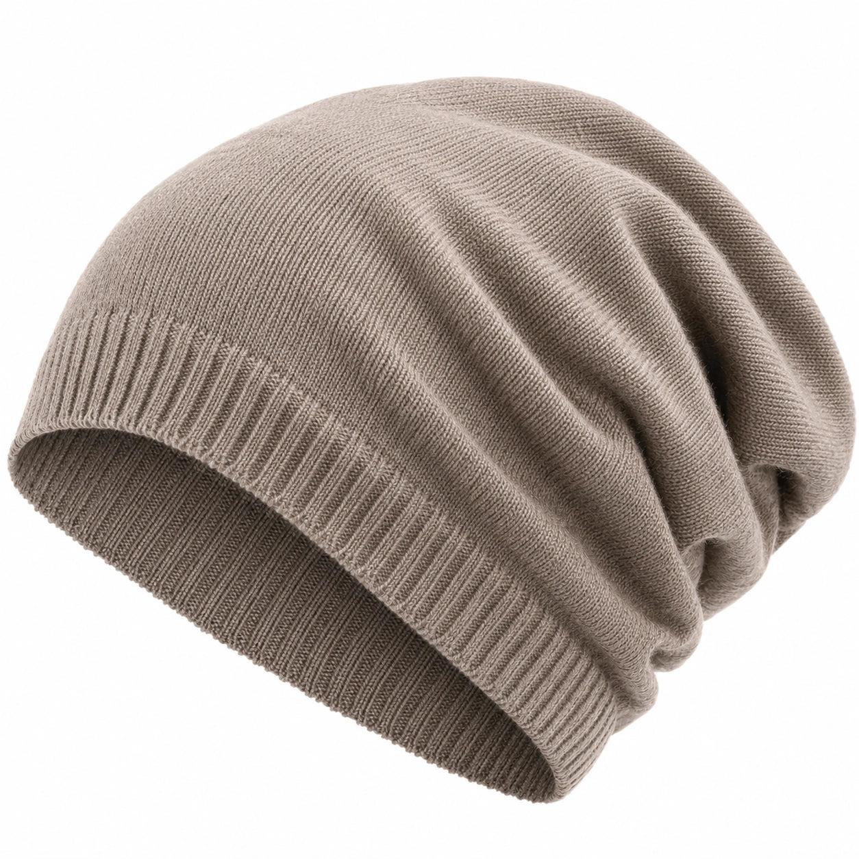 Bonnet tricoté léger pour adultes - Beige