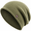 Bonnet d'hiver décontracté vert olive pour adultes