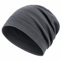Bonnet Tricoté Léger Gris pour Adultes