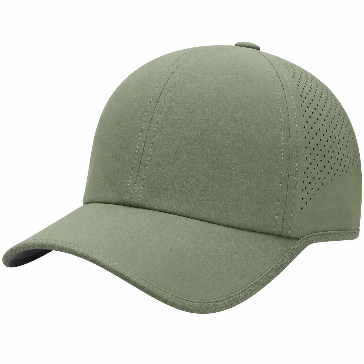 Casquette de Baseball Vert Olive Respirante
