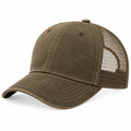 Casquette de baseball en maille filet marron ajustable