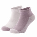 Chaussettes Courtes Respirantes Violet Clair et Gris Clair