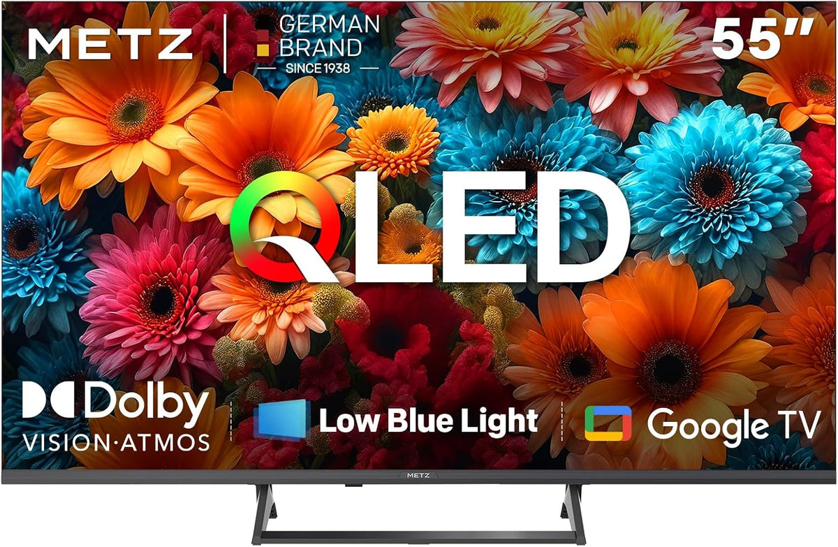 Metz téléviseur, 55 Pouces, 139 cm, Noir, Smart TV ( )