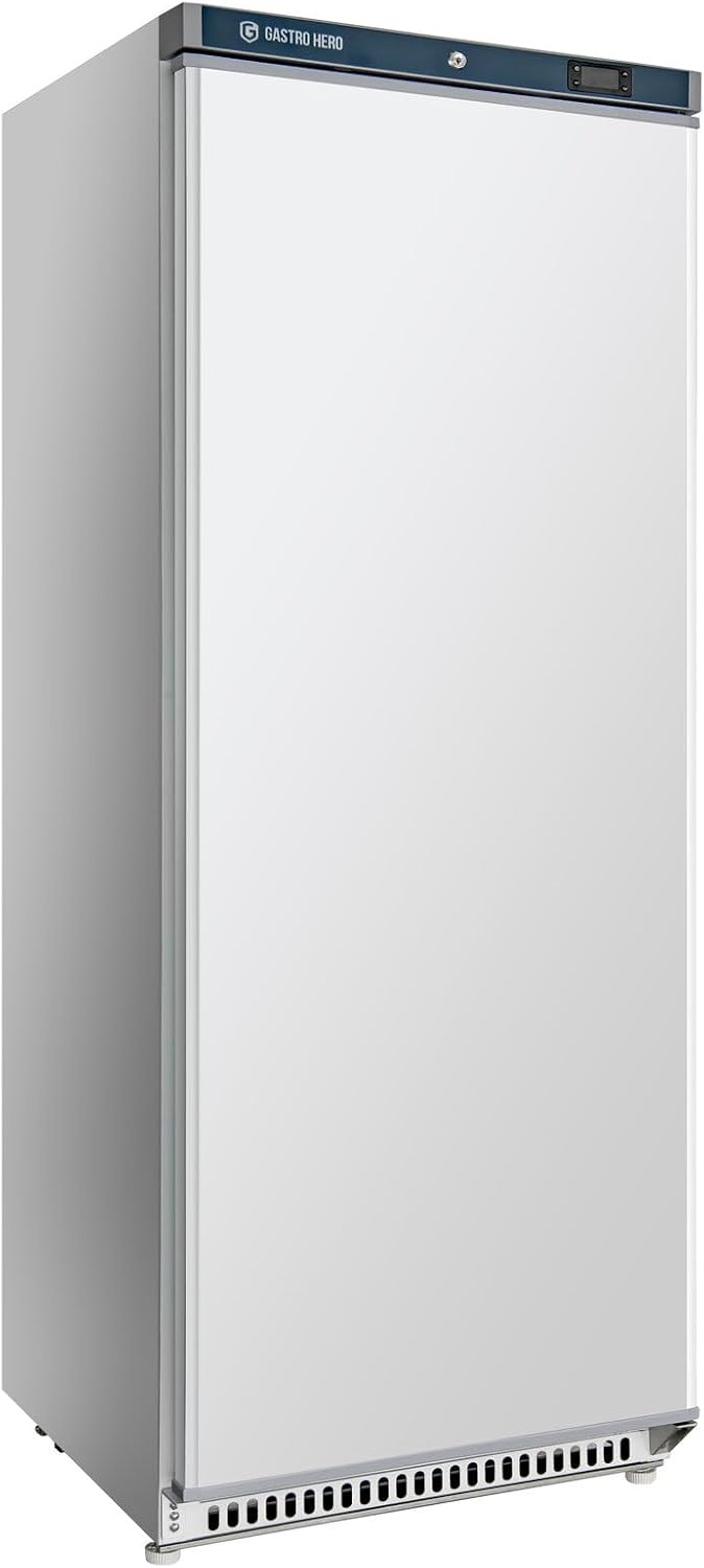 GastroHero réfrigérateur, 562 litres, Blanc, de stockage ECO 600, commercial avec refroidissement par circulation