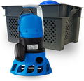 Tallas Pompes submersibles, 20 m, 1000 W, 19,2 m, 230 V, Bleu/Noir