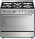 Smeg Fours encastrables, Argenté, Acier inoxydable, Électronique