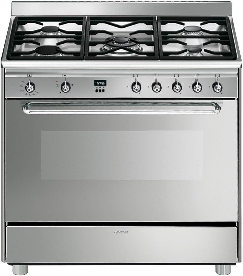 Smeg Fours encastrables, Argenté, Acier inoxydable, Électronique