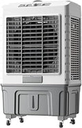 HYAMZO fontaine à eau, 55 L, Blanc, Ventilateur De Refroidisseur d'air Évaporatif Commercial, Humidificateur Industriel