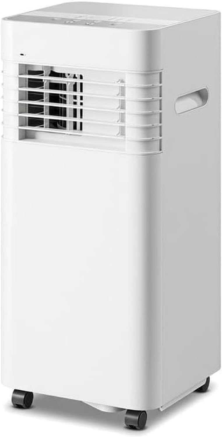 climatiseur portable HUGGWRT, 12000 BTU, 32 m, 5000 BTU, Blanc, Climatiseur Mobile pour ², Télécommande, Minuterie 24H