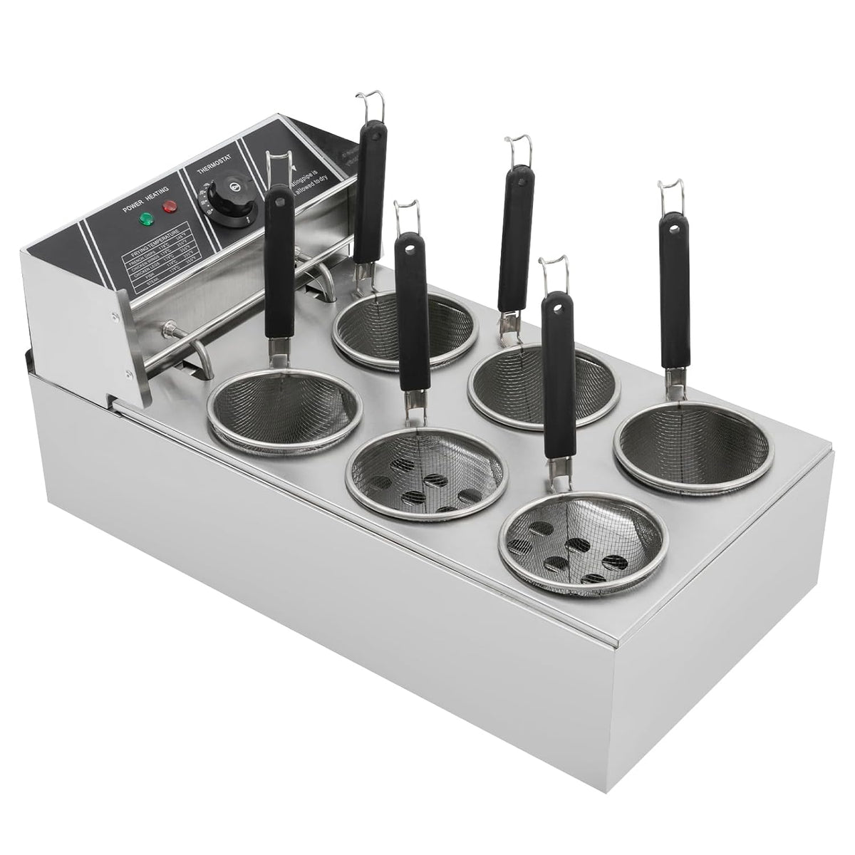 KiwiHood Cuiseurs de pâtes, 64 x 35 x 31 cm., 2000 W., 220 V., 20 l, acier inoxydable., argenté., Cuisinière à pâtes électrique 2000 W