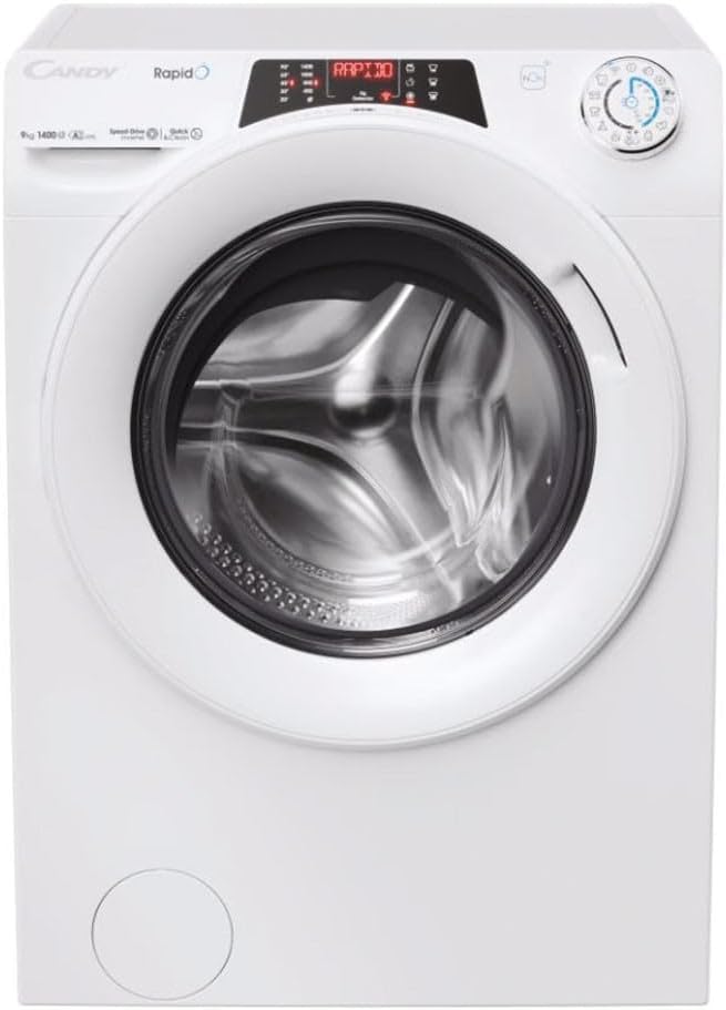 CANDY lave-linge, 9 kg, 1400 tr/min, Blanc, RO496DWM7/1S