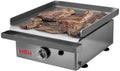 MBH - MAQUINARIA BAR HOSTELERÍA plancha, 410 x 472 x 215 mm (Largeur/Profondeur/Hauteur), 3,2 kW-Gaz, 400x400 mm, Argenté, restaurant