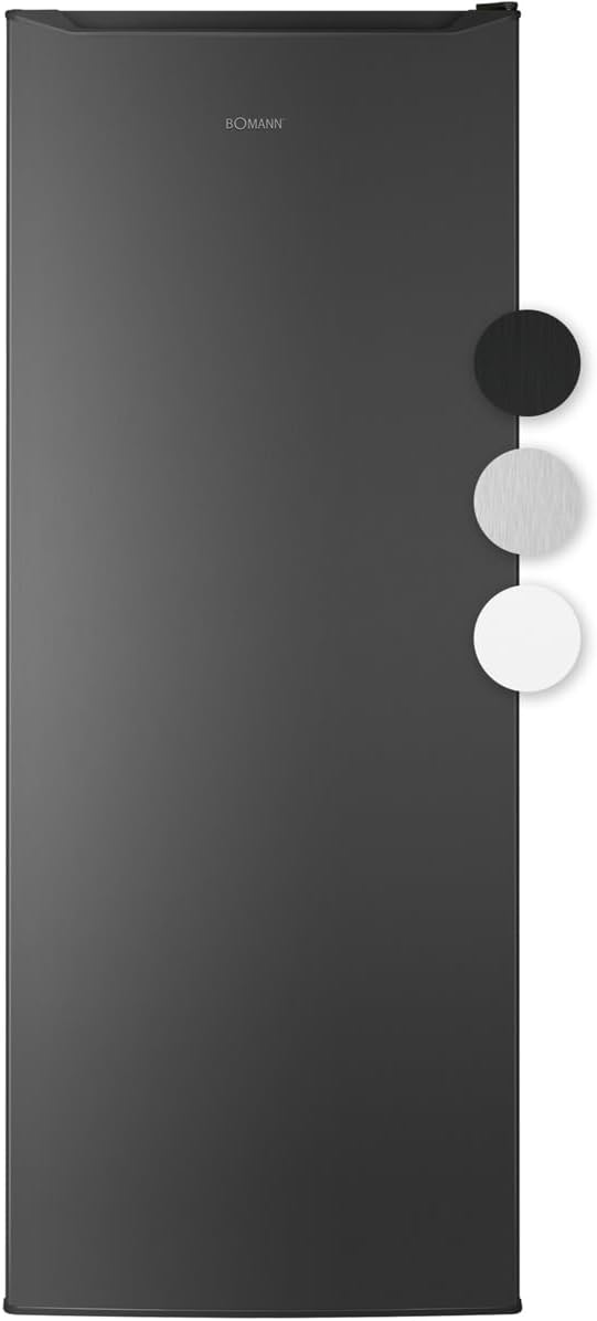 Bomann réfrigérateur, 242 L, Noir, Pose Libre Éclairage LED VS 7363, pose libre, éclairage LED, clayettes en verre
