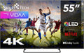 Smart Tech téléviseur, 139 cm, Noir