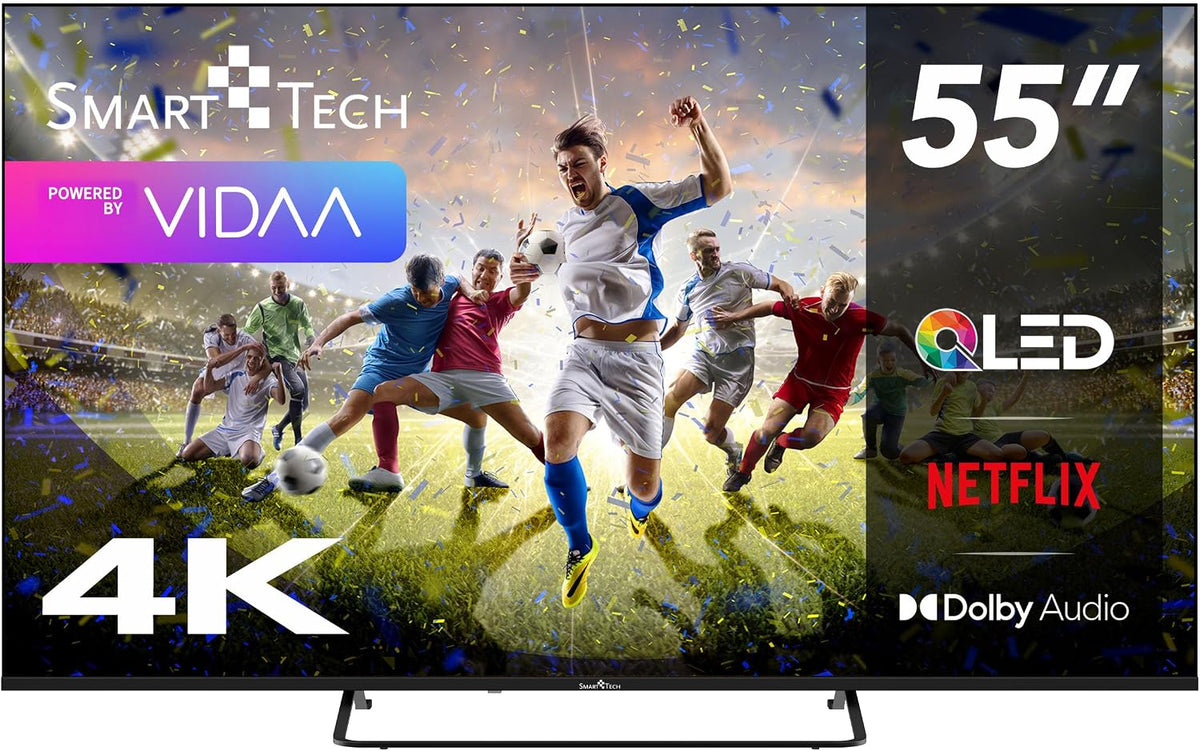 Smart Tech téléviseur, 139 cm, Noir