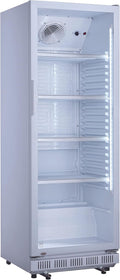METRO Professional réfrigérateur, 62x63.6x175.3 cm, 347 L, 180 W, Argenté/Blanc, à Boissons GSC2360, Acier/Verre/Plastique