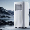 climatiseur portable GYQSSD, 33 x 28 x 68 cm, 52 dB, 000 BTU, 28M, Blanc, 11 Avec Déshumidificateur Et Ventilateur