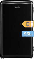 Comfee réfrigérateur, 93 L, Noir, ' RCD93BL2EURT(E) Sous-Plan, Rétro Pose Libre, Compartiment Réfrigérant, Thermostats Réglables