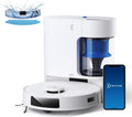 ECOVACS robot aspirateur, Blanc/Bleu, Aspirateur Robot DEEBOT N20 Plus, Laveur 8000Pa avec vidange Automatique poussière