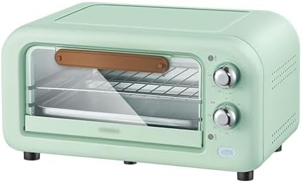 GDBTDL Fours grille-pain, 365 × 225 × 200 mm, 12 L, 800 W, 220 V, Acier inoxydable, Vert, Four Électrique de Comptoir