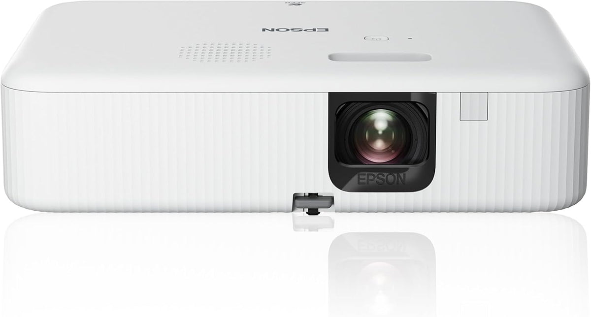 Epson téléviseur, 391 Pouces, 9,9 m, Blanc, Projecteur TV Intelligente 1080p HD intégrale, Android TV, 3 000 lumens