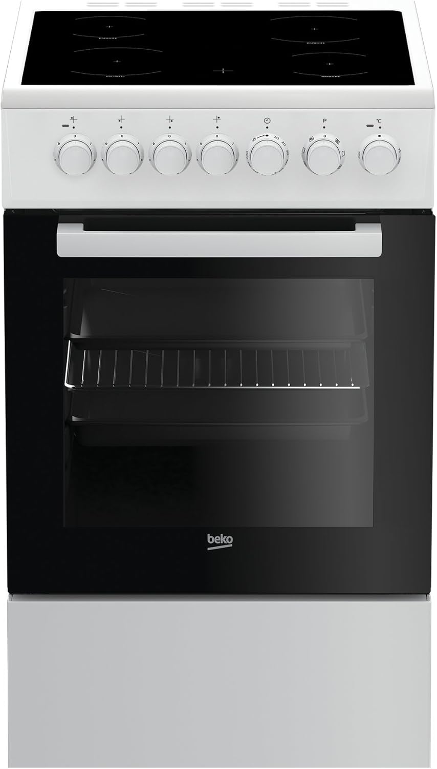 Beko Tables de cuisson, 50 cm, Noir