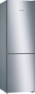 Bosch réfrigérateur, 186 x 60 cm, 326 L, Argenté, KGN36VLED Série 4 - combiné, pose-libre, éclairage LED, VitaFresh