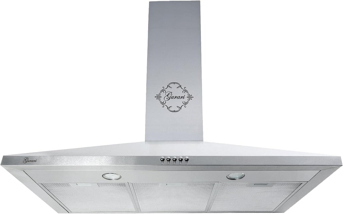 Gurari hotte aspirante, 90 cm, 1000 m, Argenté