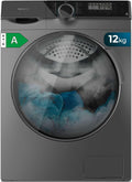 Cecotec lave-linge, 12 kg, 1400 tr/min, 2000 W, Blanc, Chargement Frontal Bolero DressCode 121000 Steel. max réglables