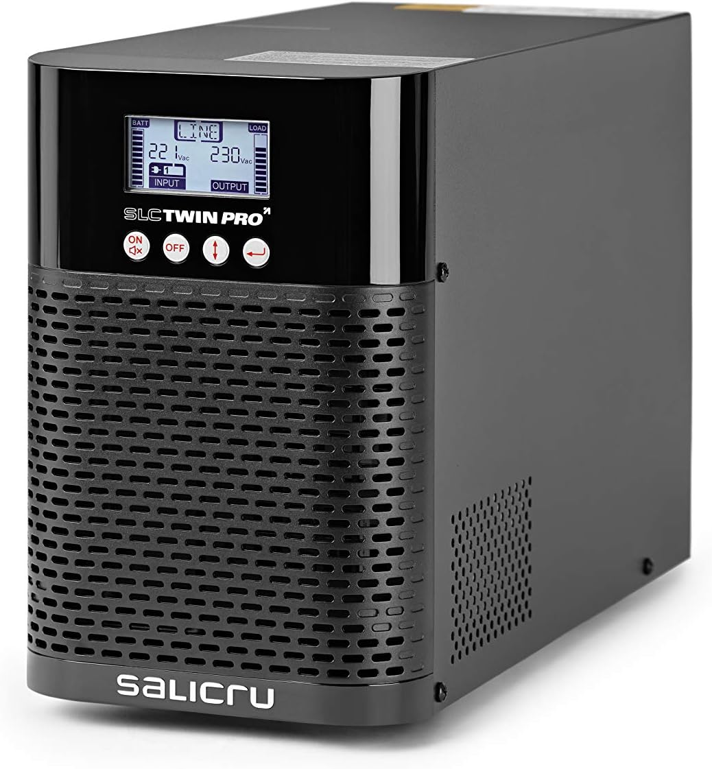 Salicru onduleur, 49 dB, 700 W, Noir, Système d'alimentation sans Interruption Online SLC-700-TWIN PRO2