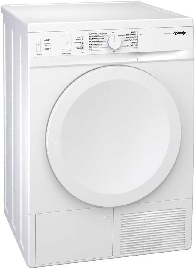 Gorenje Sèche-linges avec pompe à chaleur, 7 kg, Blanc, Sèche-linge à pompe à chaleur D7465A++ / 1, 6 kWh / /froissage / 15 programmes