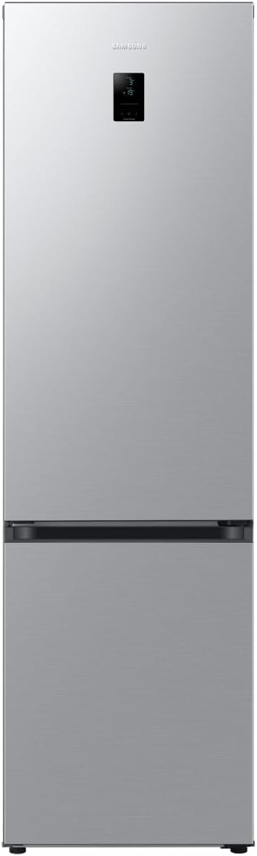 Samsung réfrigérateur, 390 L, 59,5 x 203 x 65,8 cm, Argenté, EcoFlex AI RB38C672CSA/EF Combiné, SpaceMax, Total No Frost