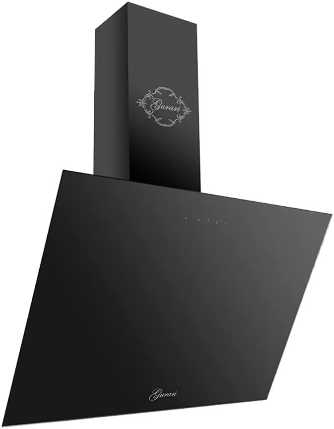 Gurari hotte aspirante, 80 cm, 1000 m, Noir