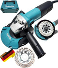 Werkmax Meuleuses d'angle, 1100 W, Noir