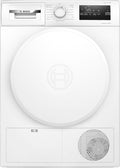 Bosch Sèche-linges avec pompe à chaleur, 8 kg, Blanc, WTH8300DFR Série 4 - Sèche-linge, écran LED, filtre EasyClean