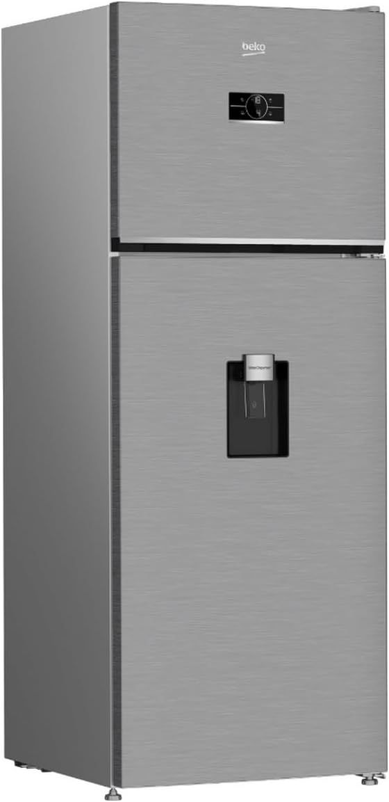 Beko réfrigérateur, 70 cm, 477l, Blanc, Combiné Nofrost Métal - B5RDNE504LDXB