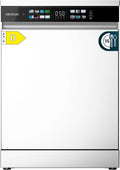Cecotec Lave-vaisselles standards, 60 cm, Blanc, Lave-vaisselle Bolero Aguazero 6210 D Lave-vaisselle, 15 couverts