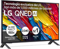 LG téléviseur, Noir, Smart TV 43QNED82A6B 43' 4K Ultra HD LED HDR Edge-LED QNED