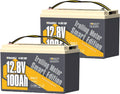 power queen batterie, 12 V, 100 Ah, Gris/Beige, Moteurs de Bateau, Système Solaire Domestique, Camping-Cars