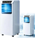 climatiseur portable WIANQIAN, 7000/9000 BTU, 9000 BTU, Blanc, Climatiseur Mobile 3-en-1 avec kit fenêtre, Refroidissez