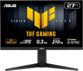 ASUS Écrans PC, 27 Pouces, Noir, TUF Gaming VG27AQL5A 1440p 210Hz Écran PC Gamer Fast IPS, 210Hz (OC), Fast IPS