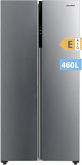 Comfee réfrigérateur, 460 L, 177,5 cm, Argenté, Frigo Américain, Refrigerateur Congelateur, No Frost, No Frost