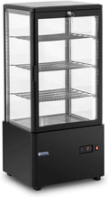 Royal Catering réfrigérateur, 78 l, Noir, Température : 2-10 °C, 4 niveaux, Éclairage LED