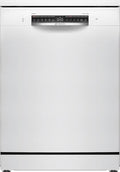 Bosch Lave-vaisselle, 60 cm, Blanc, SMS4HTW00E autonome, panier à couverts, programme Silence, rinçage extra silencieux