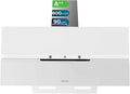 Cecotec hotte aspirante, 90 cm, 210 W, Blanc, Aspiration 800M3/H, Ouverture Automatique, Filtre à Charbon